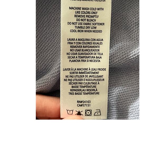 Calvin Klein Performance hooded sweatshirt purple tie activewear size 1X - Picture 5 of 5